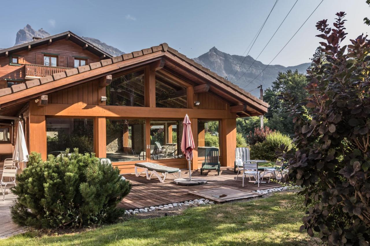 Chalet Hotel Des 2 Gares & Spa Saint-Gervais-les-Bains Exterior foto