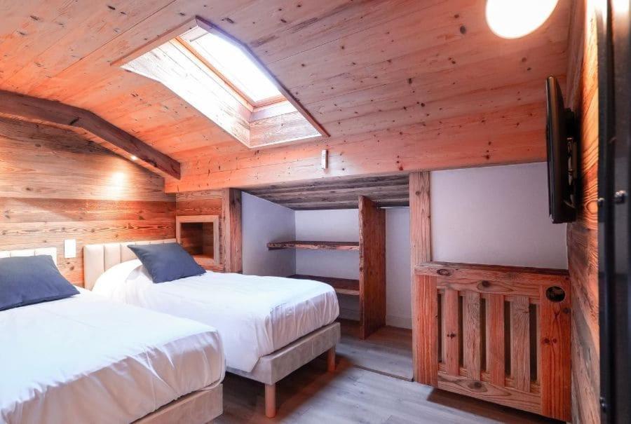 Chalet Hotel Des 2 Gares & Spa Saint-Gervais-les-Bains Exterior foto